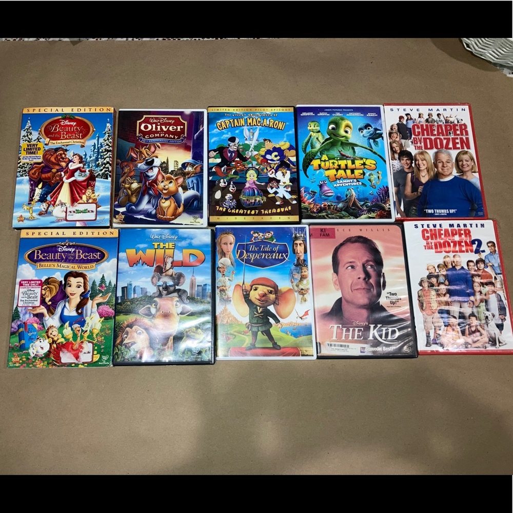 Bundle of 10 Movies